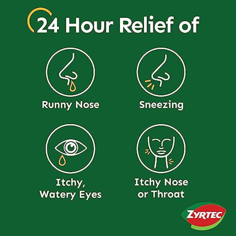 Zyrtec 24 Hour Allergy Relief Antihistamine Liquid Gels, 40Ct