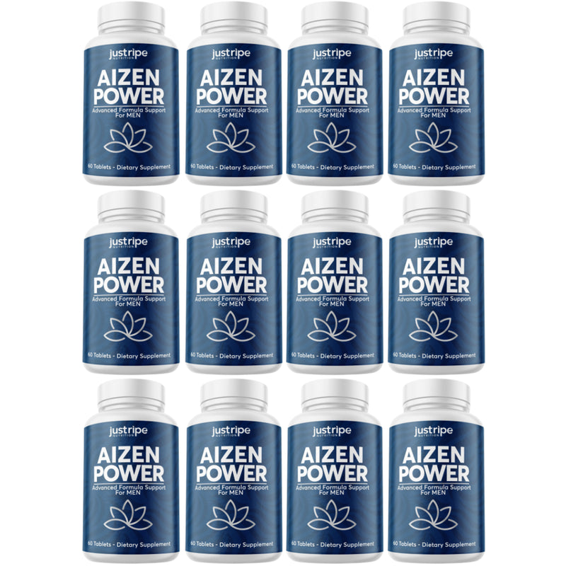 12 Pack Aizen Power Male Supplement for Drive & Energy 60Ct