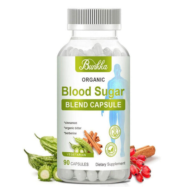 Blood Sugar Support Formula Maximum Strength Natural Supplement -90 Capsules