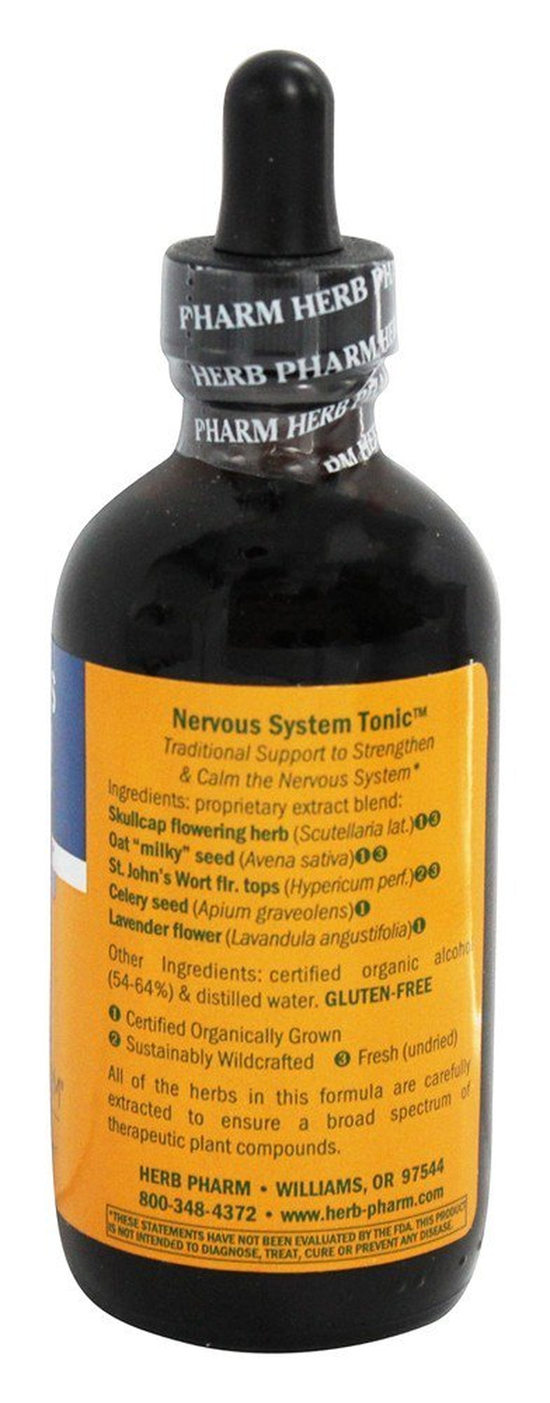 Herb Pharm - Nervous System Tonic Compound - 4 Oz.