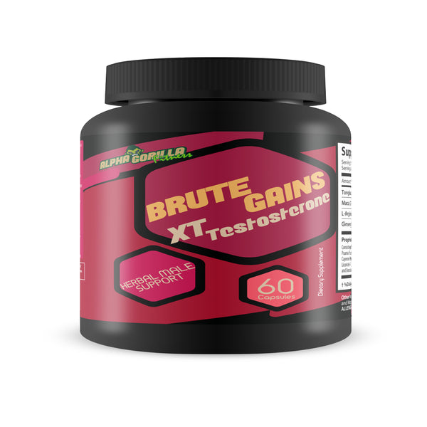 Brute Gains XT - Testosterone Support - Release Your Male Energy and Drive - Boost Natural Testosterone - Boost Youthful Energy - Boost Purpose and Excitement - Feel Your Best!