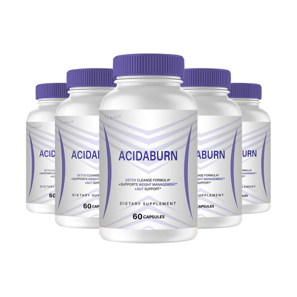 (5 Pack) Acidaburn Capsules - Acida Burn Advanced Capsules
