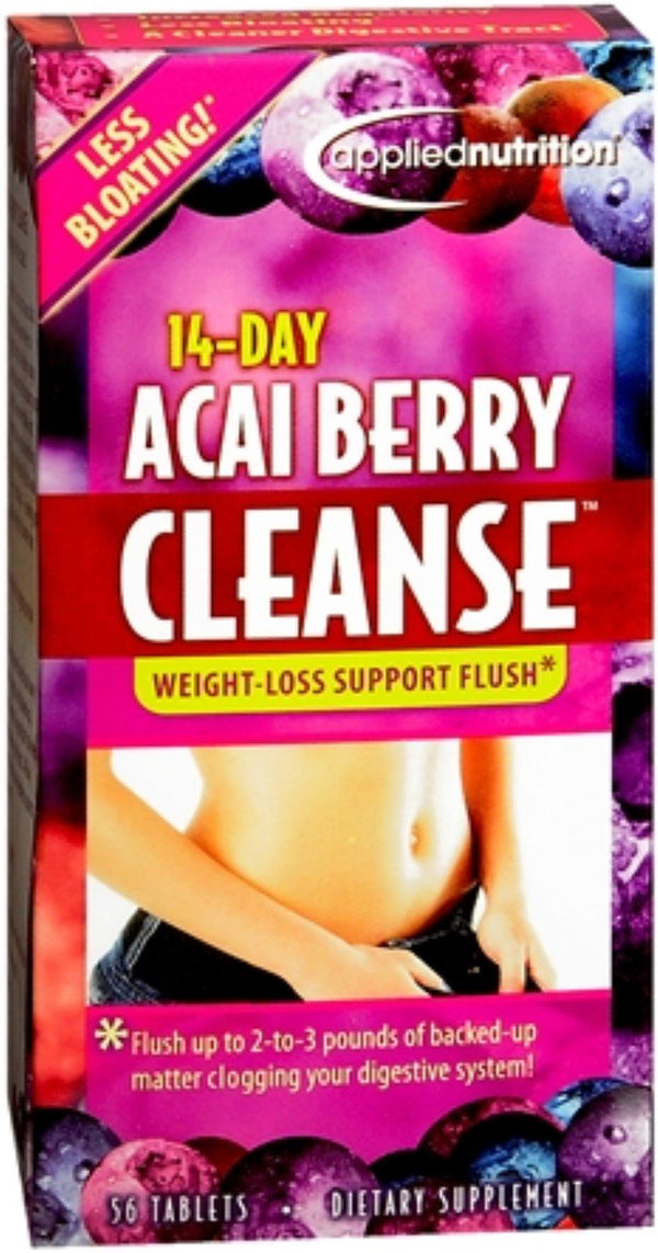 Applied Nutrition 14-Day Acai Berry Cleanse Tablets 56 Tablets (Pack of 6)