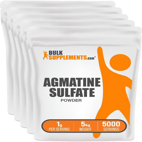 Bulksupplements.Com Agmatine Sulfate Powder, 1000Mg - Nitric Oxide Supplement (5 Kilograms)