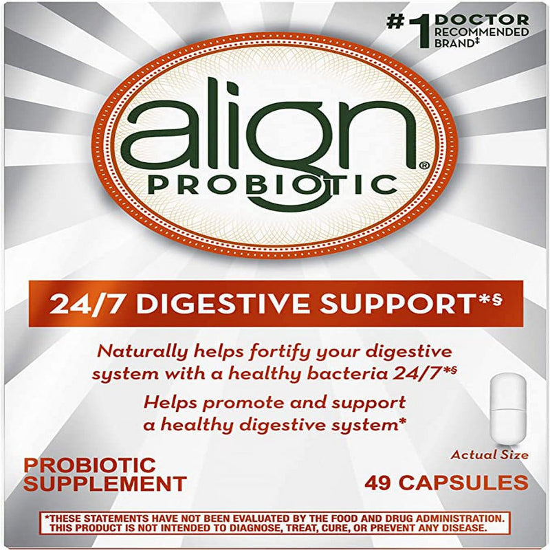Align Ultimate Gut Support Probiotic Daily Digestive Health Supplement Capsules, 49 Ct (Packing May Vary) *EN