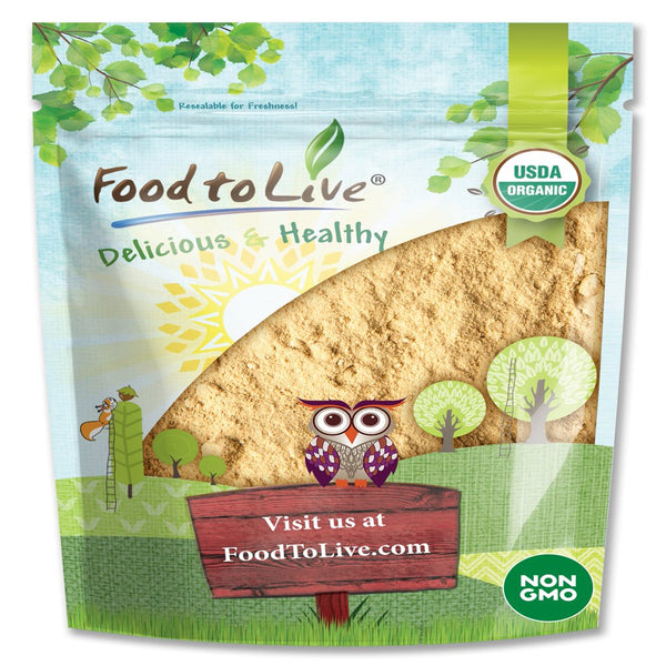 Organic Gelatinized Maca Powder, 0.25 Pounds — Non-Gmo, Kosher, Raw, Vegan — by Food to Live