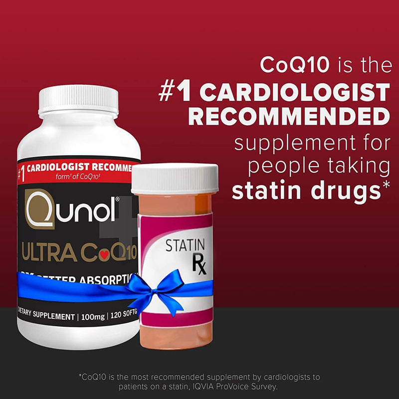 Qunol Ultra Coenzyme Q10 (Coq10) 100Mg Softgels, 120 Ct.