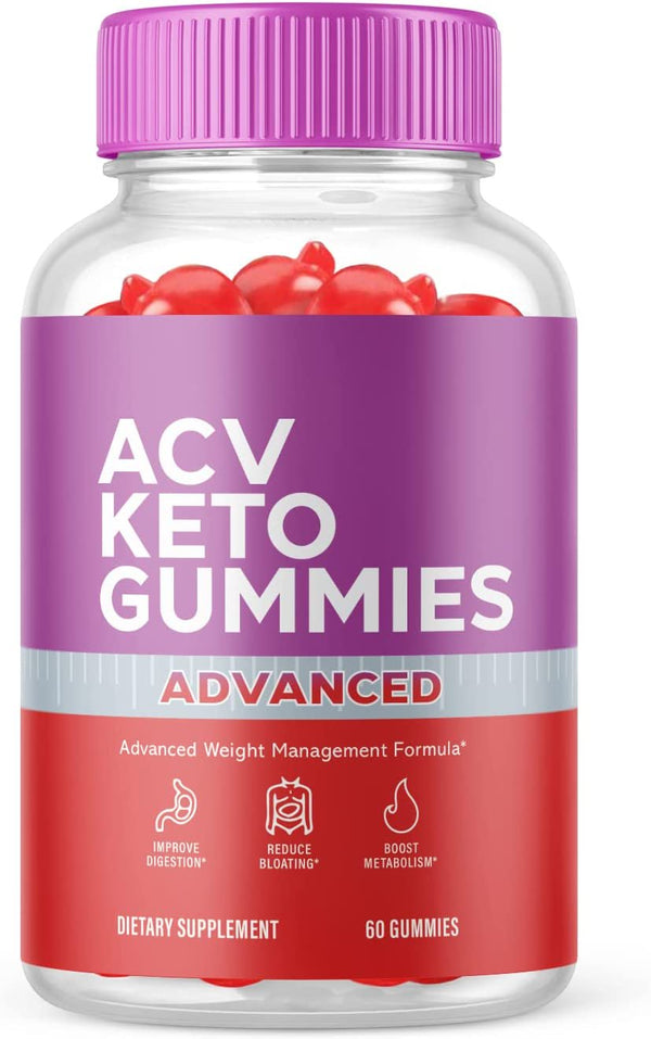 (1 Pack) ACV Keto Gummies - Supplement for Weight Loss - Energy & Focus Boosting Dietary Supplements for Weight Management & Metabolism - Fat Burn - 60 Gummies