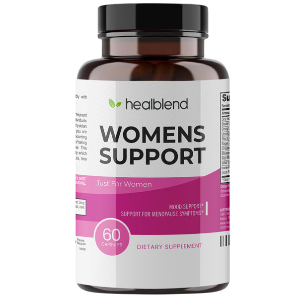 Healblend Women'S Support Supplements - Reduces Menopause Symptoms, Hormonal Balance, Promote Healthy Mood - 60 Capsules