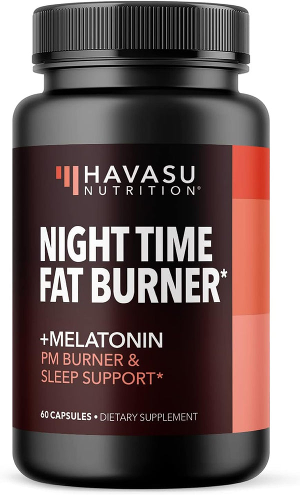 Havasu Night Time Fat Burner for Women Pills | Metabolism Booster to Support Weight Loss, 60Ct