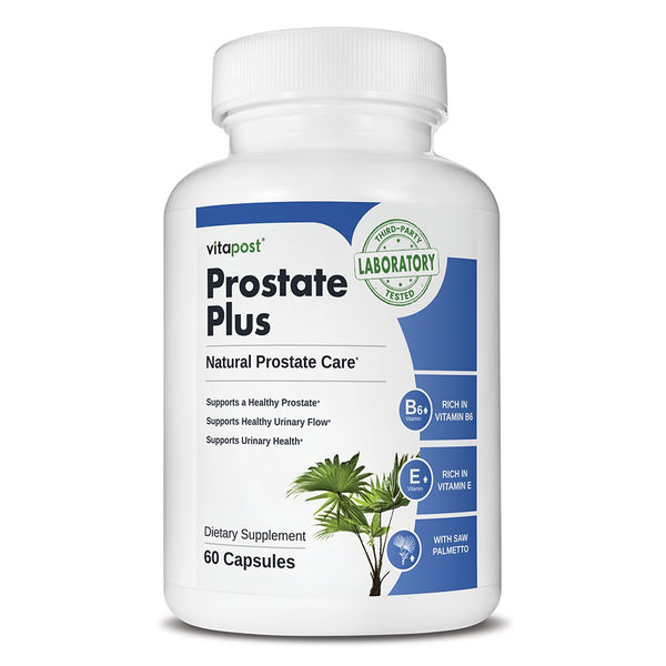 Vitapost Prostate plus Supplement with Zinc, Saw Palmetto, Pygeum - 60 Capsules
