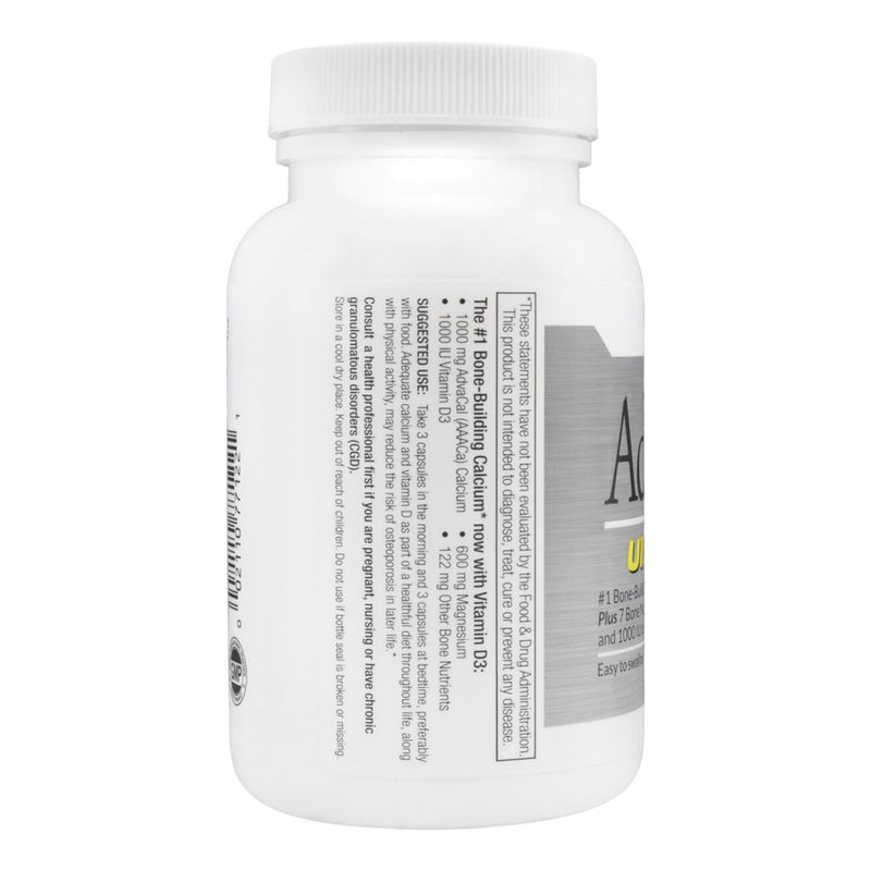 Lane Innovative - Advacal Ultra 1000 - Calcium Supplement (120 Capsules)
