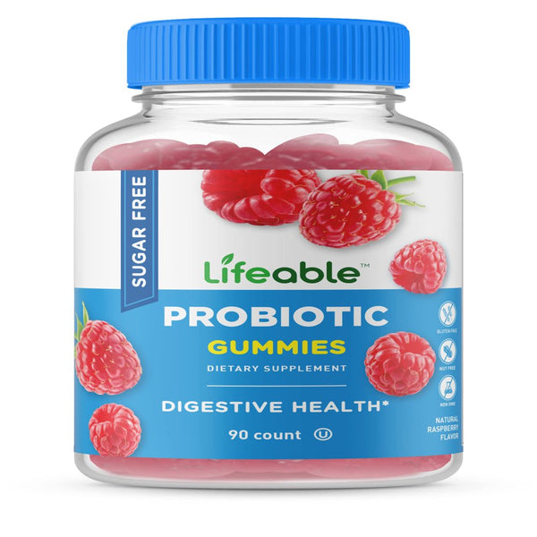 Lifeable Sugar Free Probiotics - 2 Billion CFU – 90 Gummies