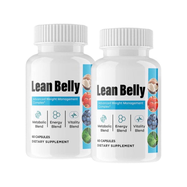 2 Pack Lean Belly Juice Capsules Advanced Weight Management 60 Capsules
