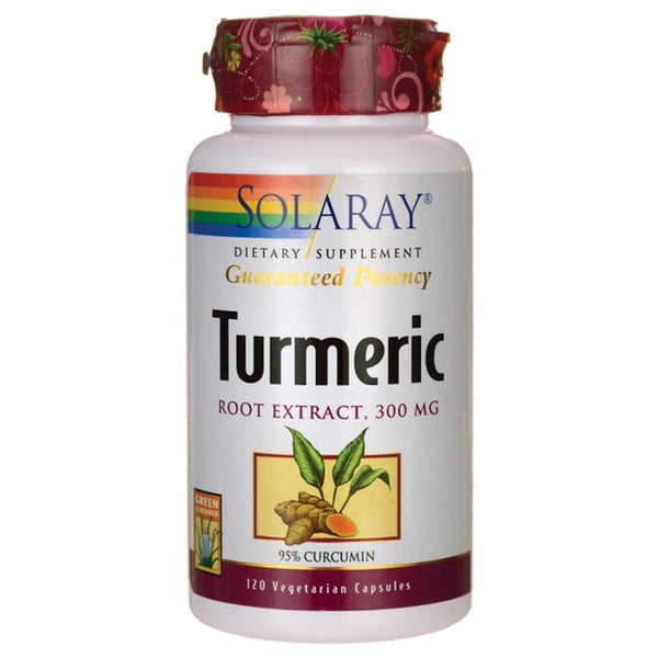 Solaray Turmeric Root Extract 300Mg Joint & Heart Health Support Guaranteed Potency Extract (120 CT)