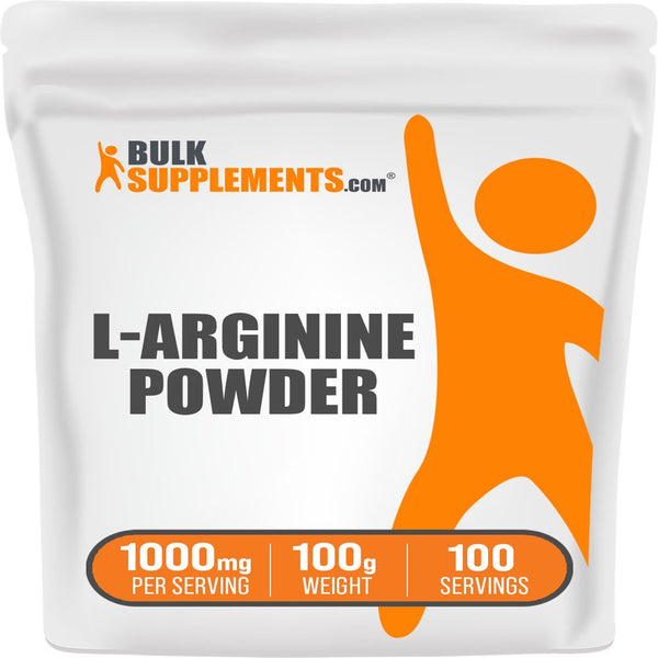 Bulksupplements.Com L-Arginine Powder, 1000Mg - Nitric Oxide Powder (100G - 100 Servings)