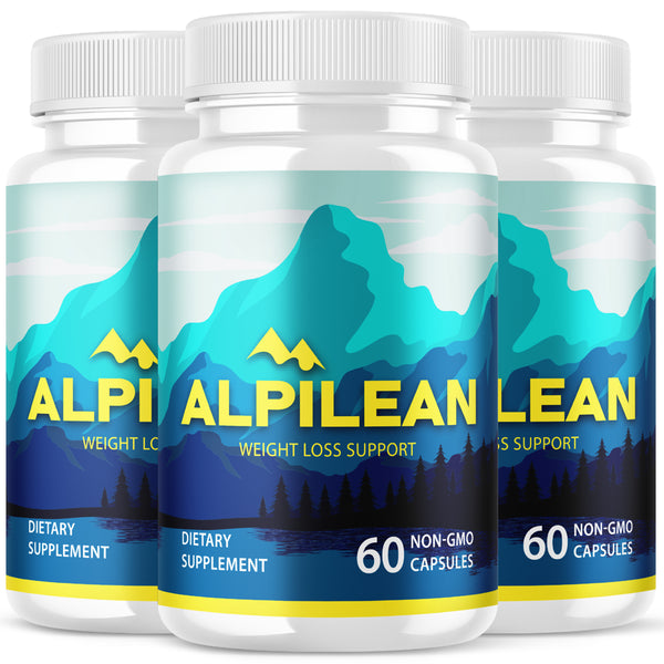 (3 Pack) Alpilean Pills - Official Formula - Alpilean Supplement Pills (180 Capsules)