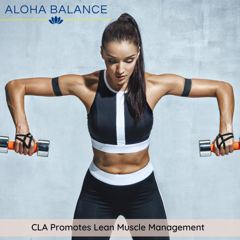 CLA Softgels - CLA from Safflower - Lean Muscle Management Supplement by Aloha Balance
