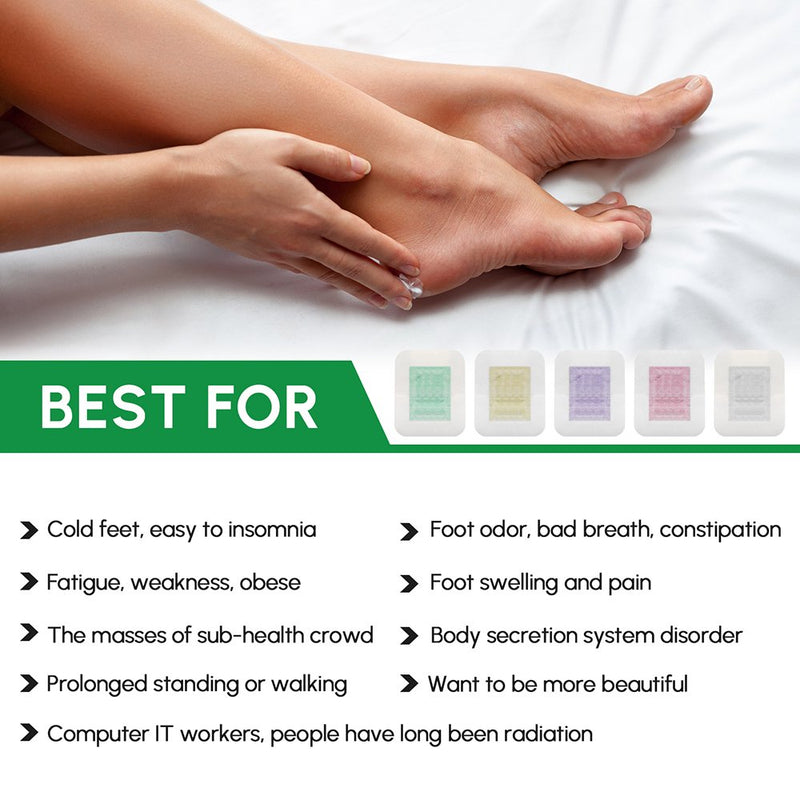 Orientleaf Foot Pads, 60 Pcs 2 in 1 Foot Pads for Better Sleep and Anti-Stress Relief, Foot Patches Enhance Blood Circulation for Foot and Body Care