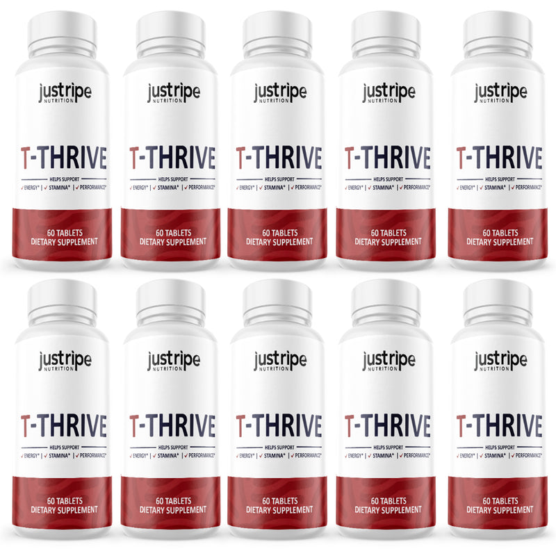 10 Pack T-Thrive Mens Health Supplement - 60 Capsules