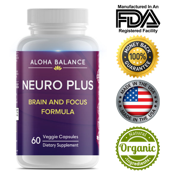 Neuro plus - Brain and Focus Formula - Nootropics Focus by Aloha Balance