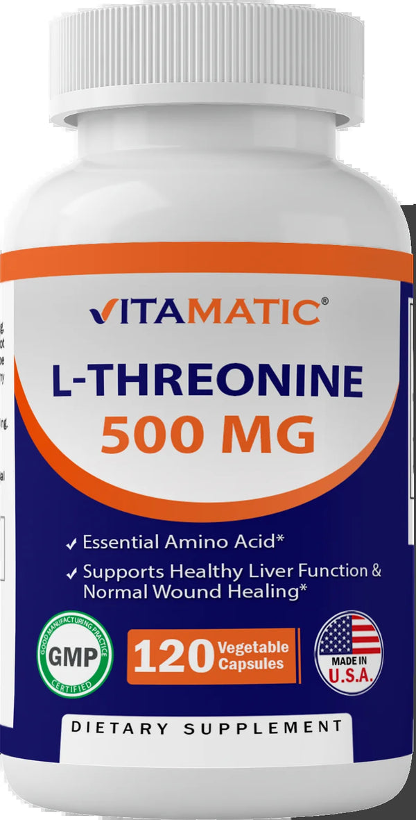 Vitamatic L-Theanine 200Mg with Caffeine 100Mg 120 Vegetarian Tablets - Nootropic Supplement