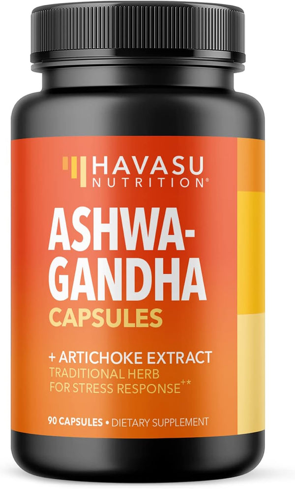 Havasu Ashwagandha Capsules Extra Strength 1000Mg | Anxiety, Stress & Mood Support, 90Ct