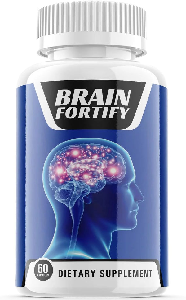 (1 Pack) Brain Fortify - Brain Boost Supplement - Dietary Supplement for Focus, Memory, Clarity, Cognitive - Advanced Nootropic Support Formula for Maximum Strength - 60 Capsules