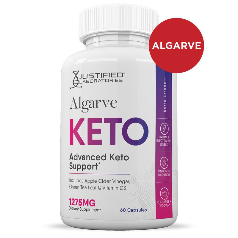 (10 Pack) Justified Laboratories Algarve Keto ACV Pills 1275Mg Dietary Supplement 600 Capsules