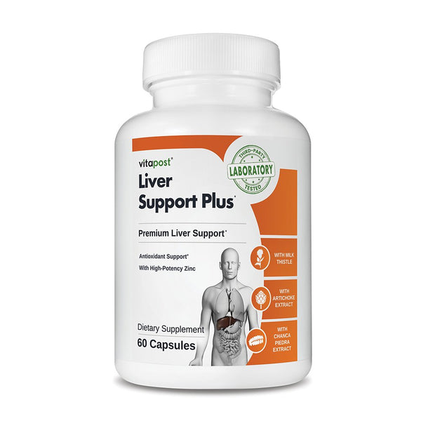 Vitapost Liver Support plus Supplement with Herbs and Botanicals - 60 Capsules
