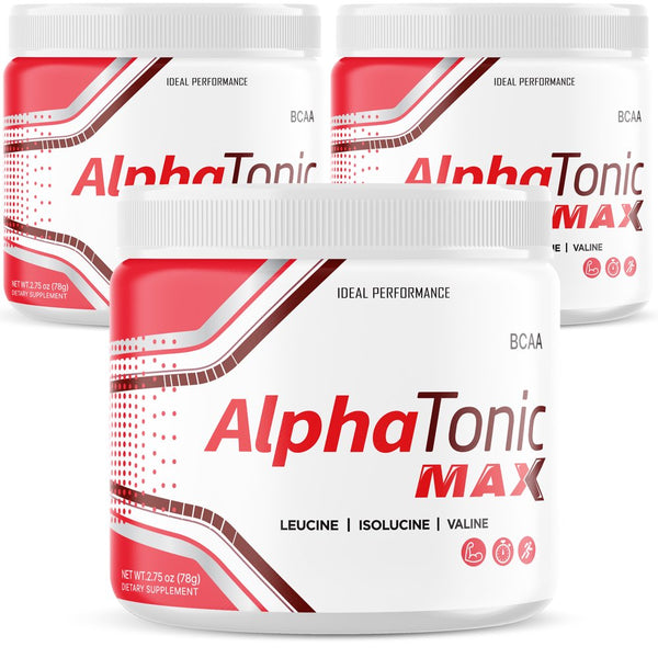 Alpha Tonic Max, Multivitamin for Men, Himalayan Alpha Drink for Men, Natural Flavor, 3 Pack