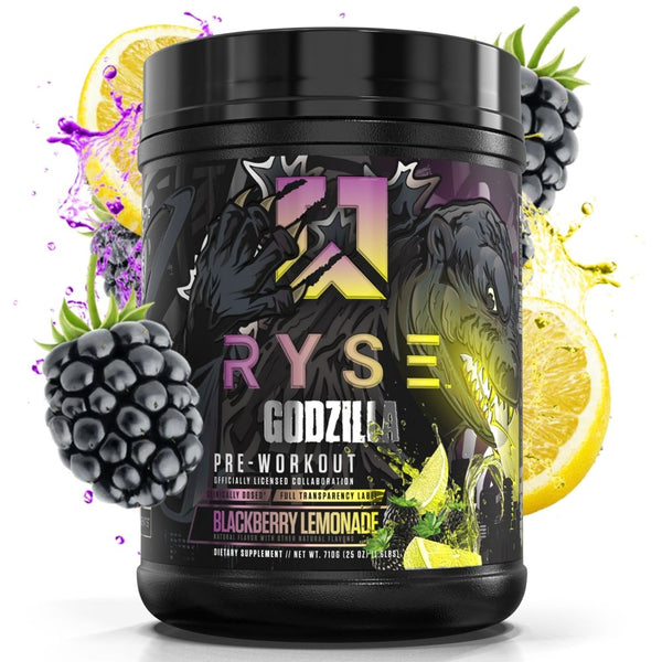 RYSE Godzilla, Pre-Workout, Blackberry Lemonade, 1.6 Lbs (732 G)