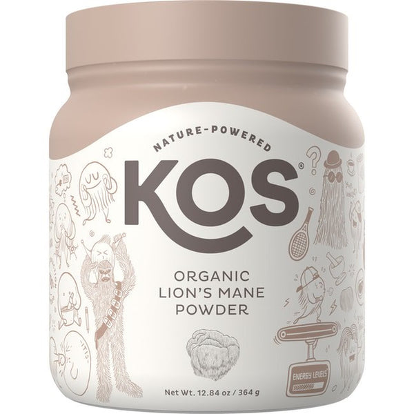 KOS Organic Lion'S Mane Powder, Memory & Focus Nootropic, Immunity Booster 12.84Oz