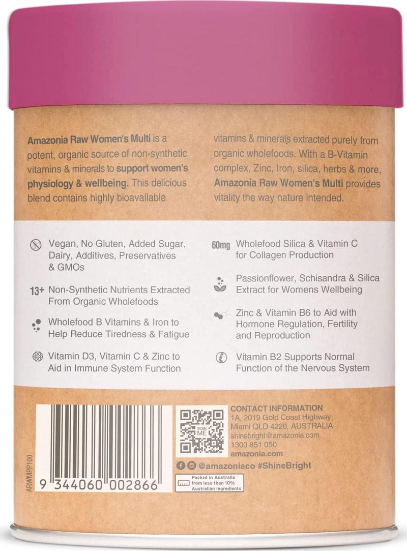 ia Multi Peach Passionfruit Raw Wholefood Extracts for Women's 100 g
