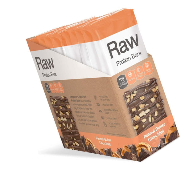 ia Raw Protein Bar Peanut butter Choc Melt, 10x40 g, Multicolor