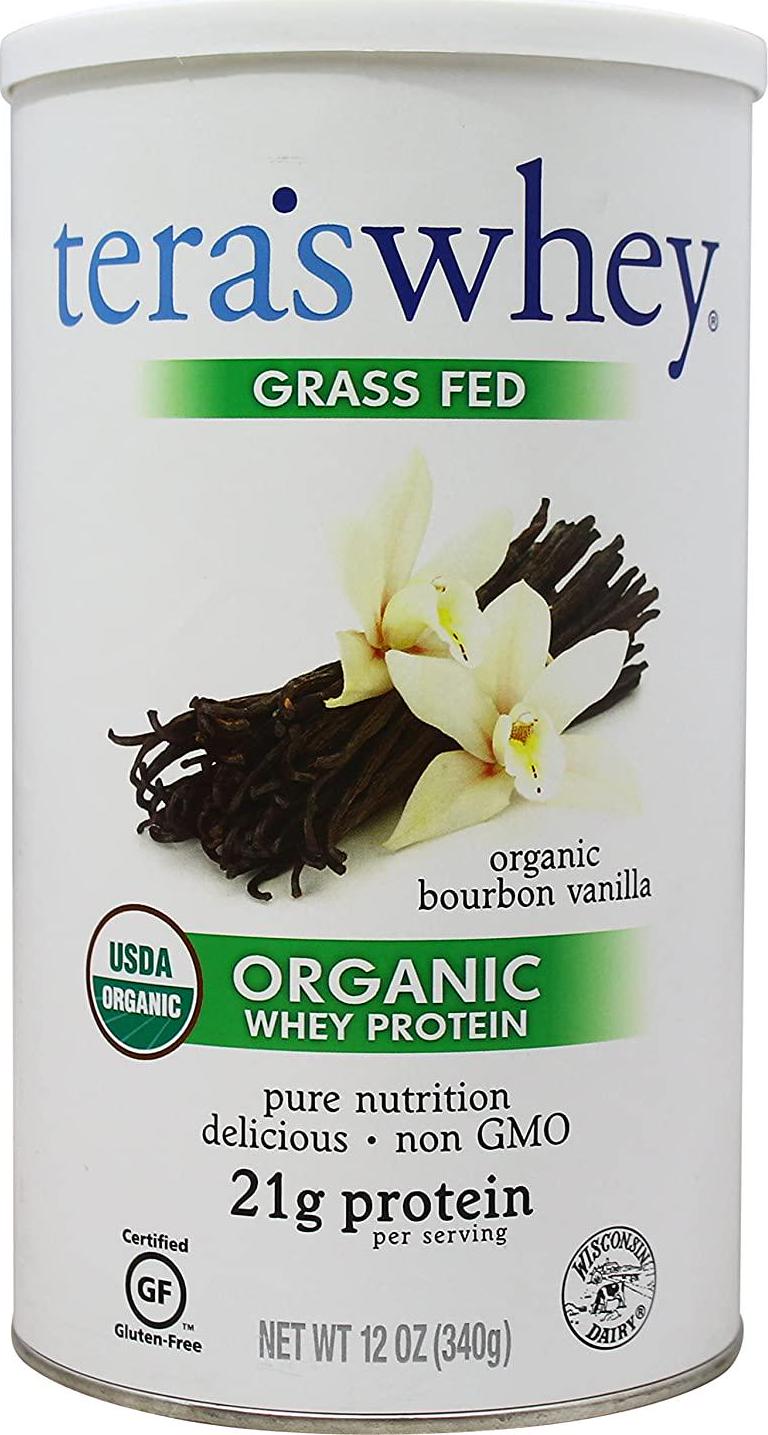 teraswhey Organic Whey Protein, Bourbon Vanilla 12 oz