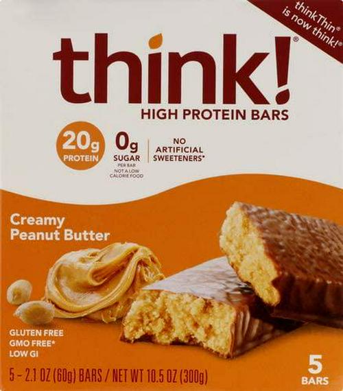 thinkThin Bar Creamy Peanut Butter, 10.5 oz