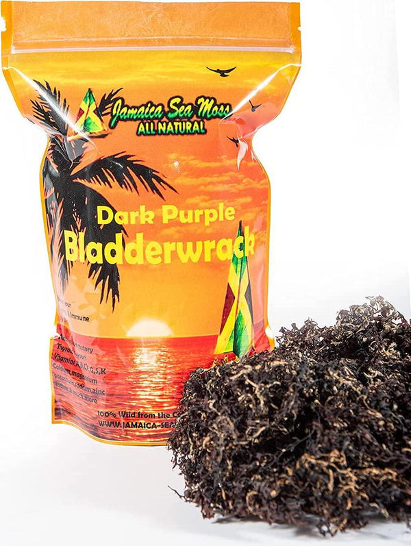 wildcraft- Natural Bladderwrack 4oz -use to Make bladderwrack Powder Rich in Vitamins and Nutrients | Raw Organic Bladderwrack | No GMO | Wildcrafted Sea Moss