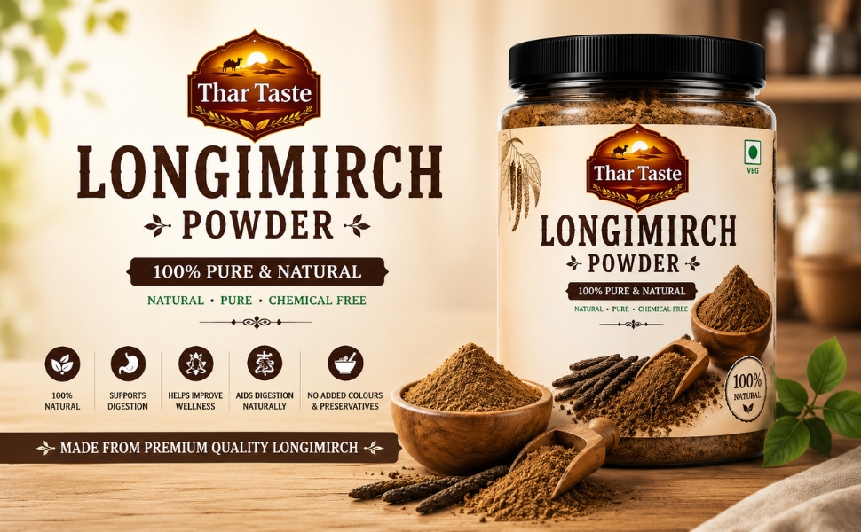 Thar Taste Longimirch Powder | 1000G | Fresh & Premium Quality | Ready to Use | Natural Ingredients