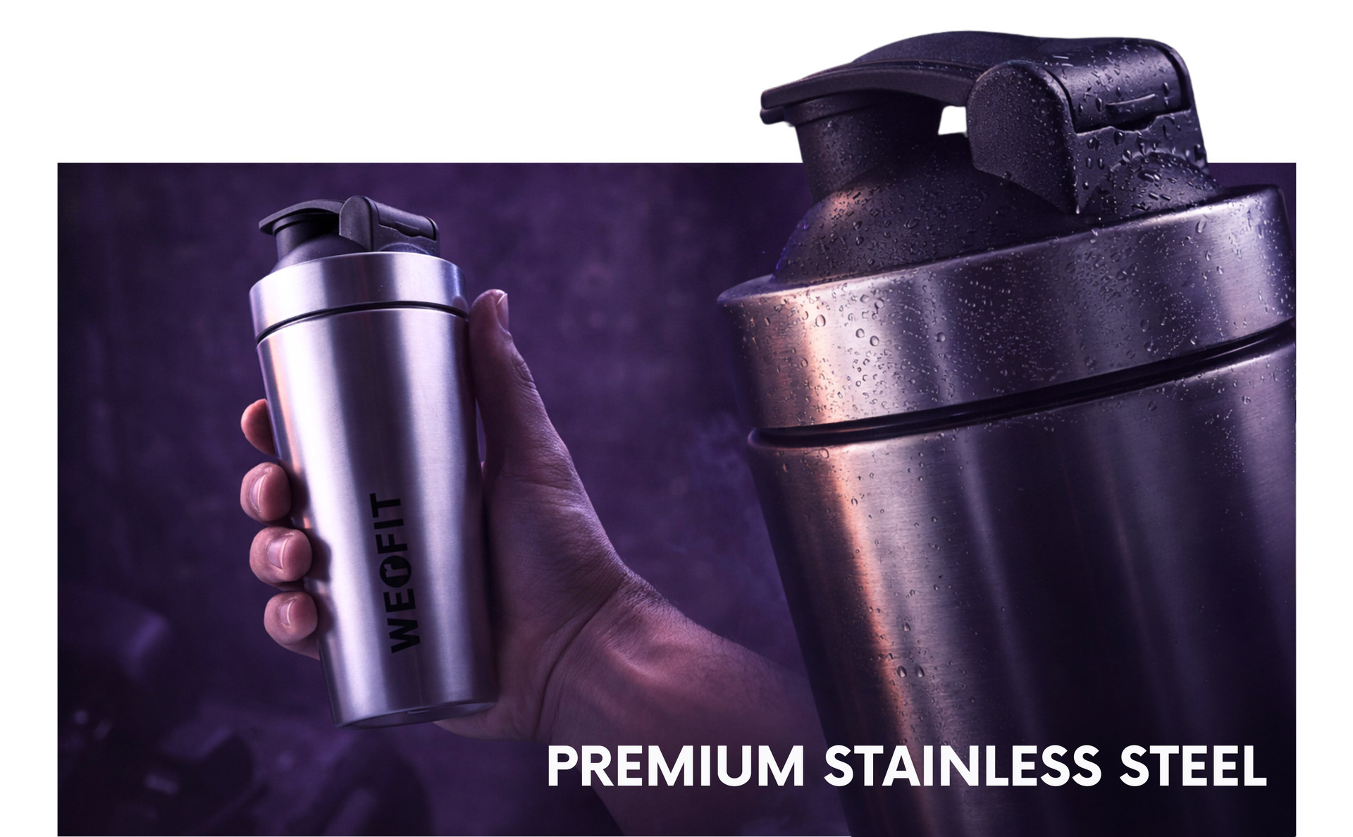 Protein Shaker Bottle | Shaker for Gym with BPA-Free, 100% Leakproof, and 700 ml Capacity, Stainless Steel Material | Gym Shaker Bottle for Men and Women