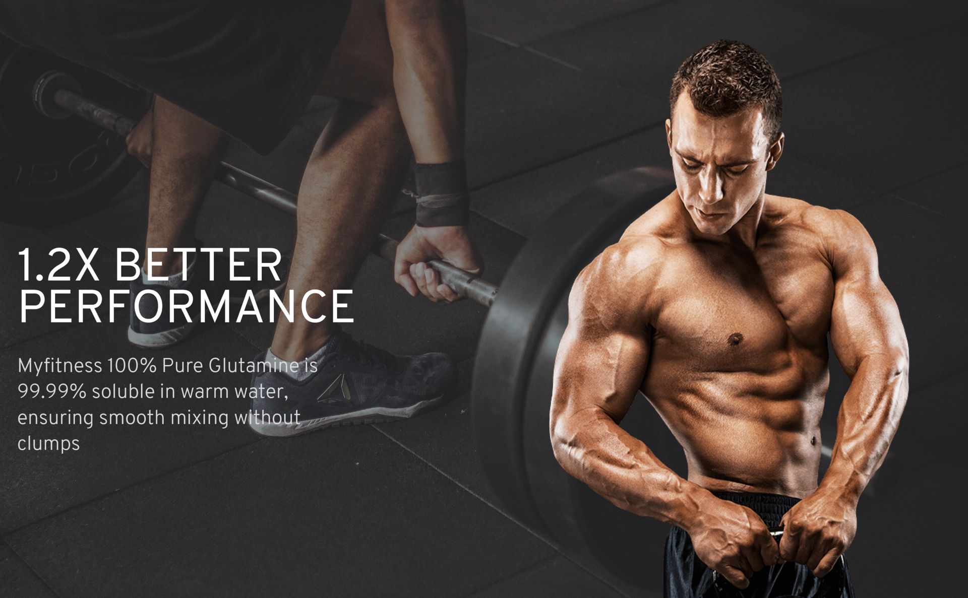 Myfitness 100% Pure Glutamine Powder | 150g | 5000mg L-Glutamine Powder | Unflavoured | Glutamine Supplement For Men & Women