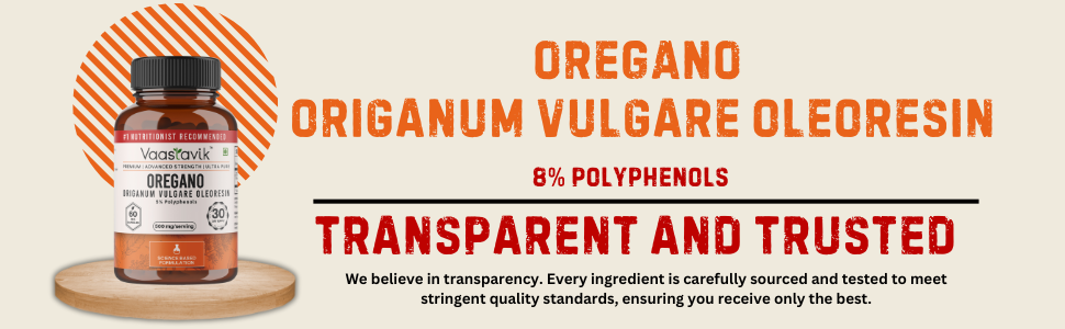 Vaastavik Oregano Supplements 60 Veg Capsules