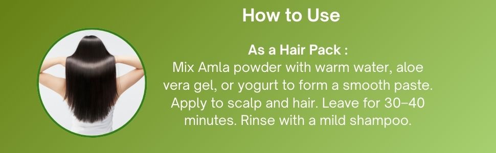 Khadi Amla Hair Powder Pack 100g | Natural,Herbal & Ayurvedic | Removes Dirt, Excess Oil & Chemicals | For Dry, Frizzy & Silky Hair | Healthy Scalp | All Hair Types | For Men & Women