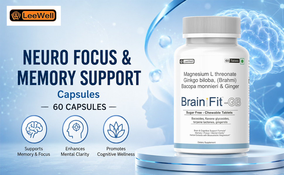 GB (LeeWell) Neuro Focus & Memory Support, 60 Count
