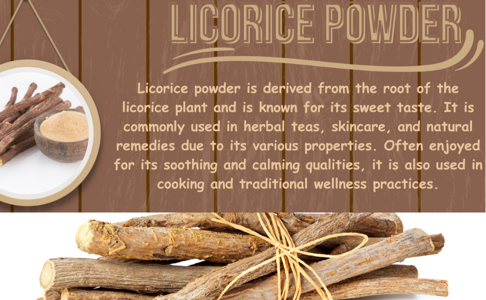 Herbal Hills Yashtimadhu Powder Edible Licorice (100 Gram Pack of 4) |