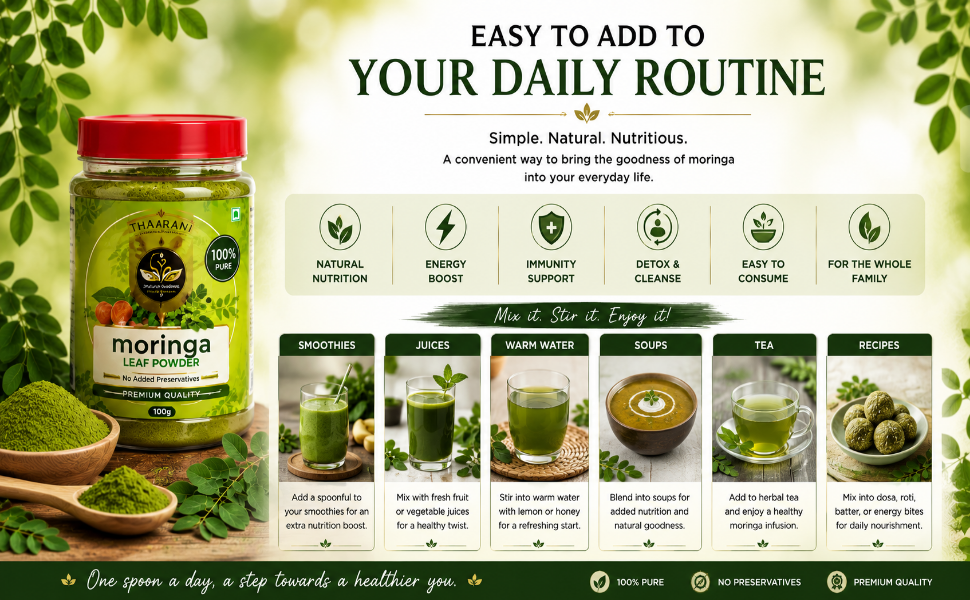Thaarani Moringa Leaf Powder 100g