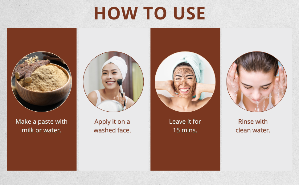 100% Natural Mulethi Powder | Liquorice Powder | For Haircare, Skincare and Health | Natural Herbal Supplement | No Added Preservatives