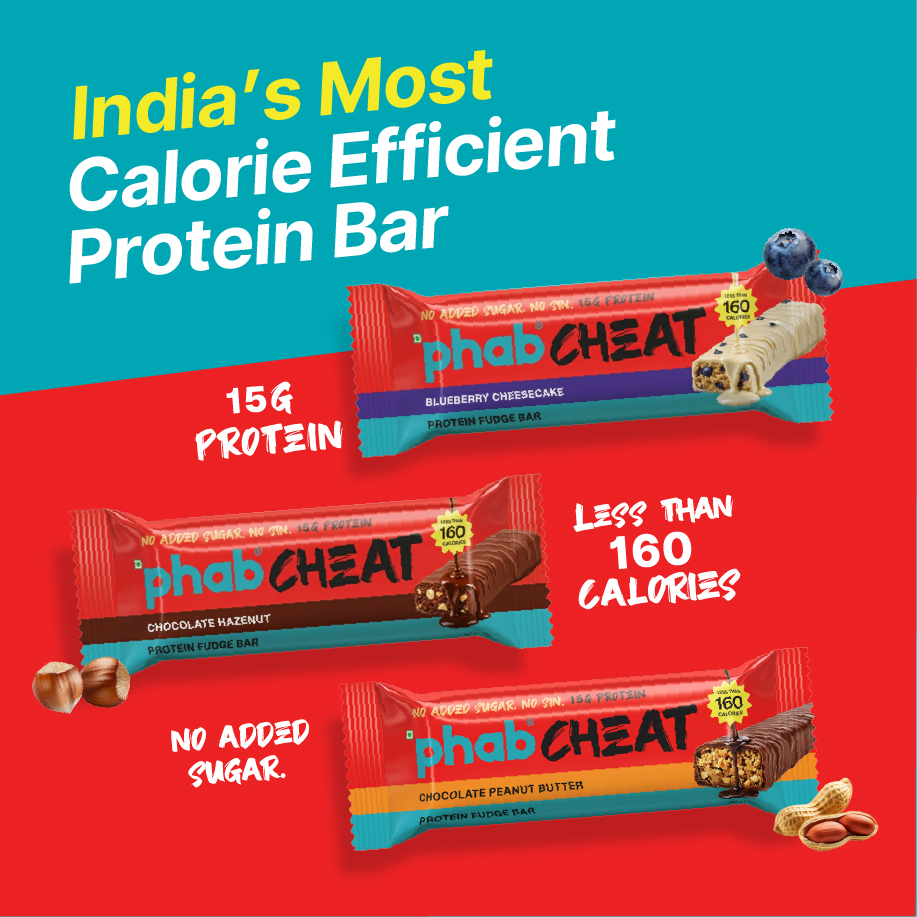 Phab Protein Bars Chocolate Brownie with 21g Protein, 8g High Fibre & 0 Added Sugar 100% Vegetarian | Healthy & Tasty Protein bar | Trans Fat-Free & No Preservatives Protein bars (Pack of 12 x 65g)
