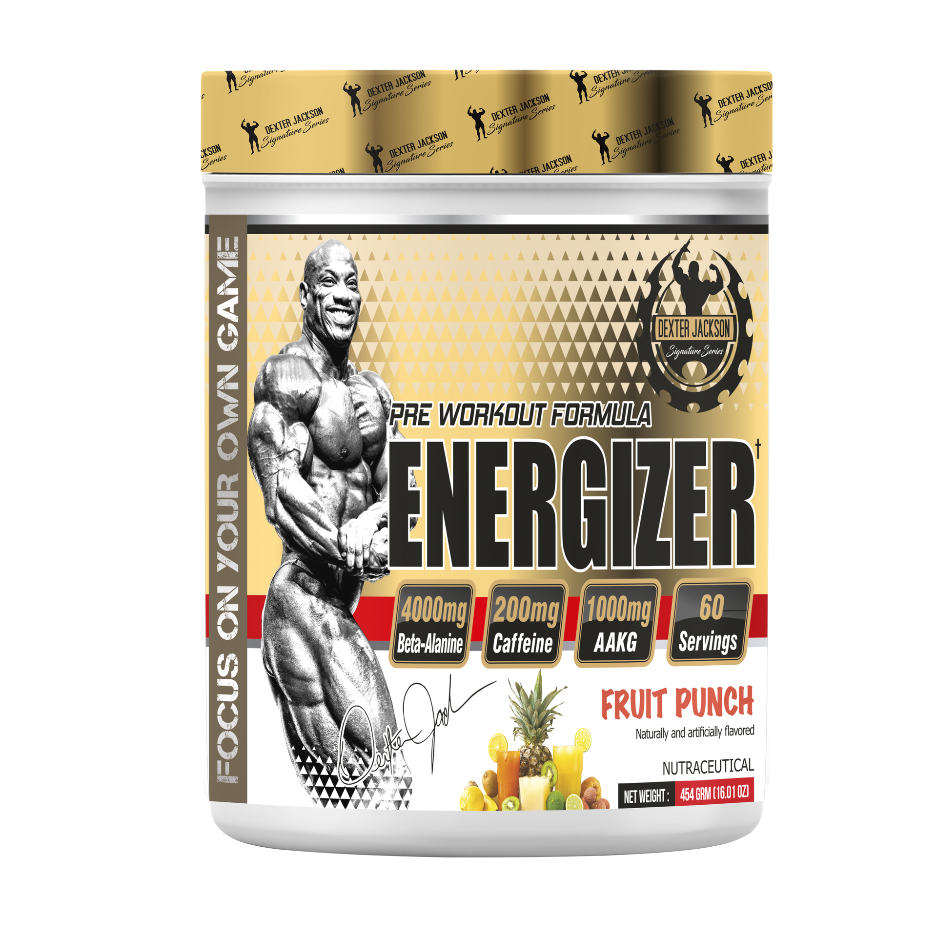 Dexter Jackson Pre-Workout Formula - Pineapple Flavor | 454g, 60 Servings