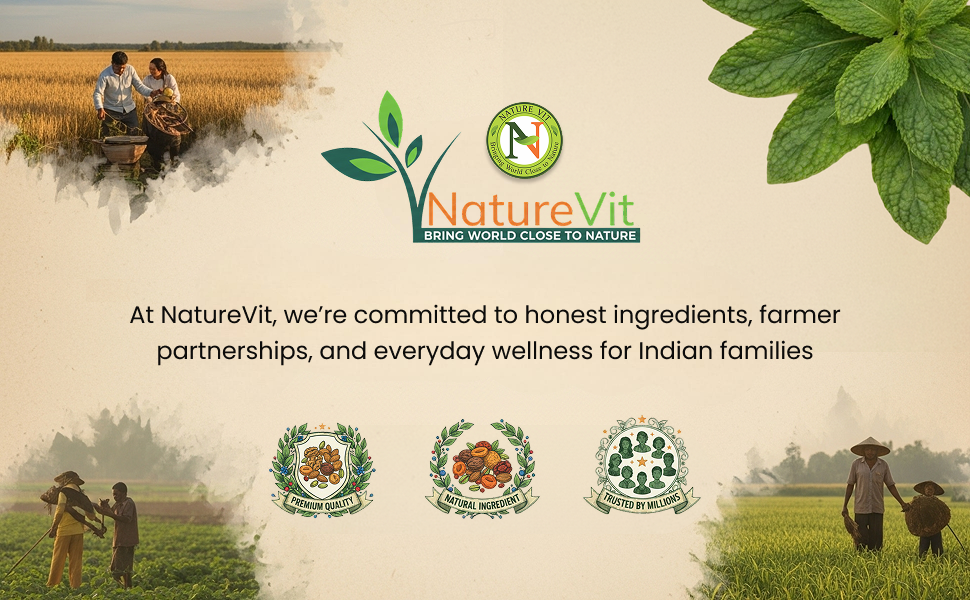 NatureVit Mulethi Powder 100g (Yashtimadhu) | Edible Licorice Powder for Skin Brightening, Hair Care & Digestion | Natural & Preservative-Free